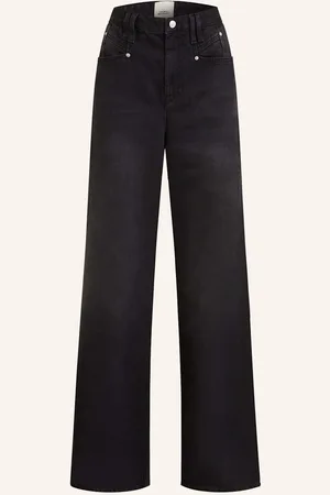 Isabel Marant Straight Jeans Lemony-Gb schwarz