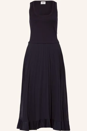 Claudie Pierlot Kleid Mit Plissees blau