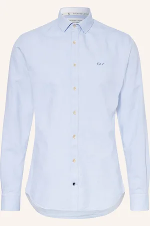 Colours & Sons Hemd Slim Fit blau