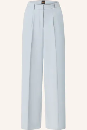 HUGO BOSS Marlenehose Tiwi blau