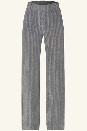 Baum und Pferdgarten Strickhose Jya Mit Glitzergarn grau