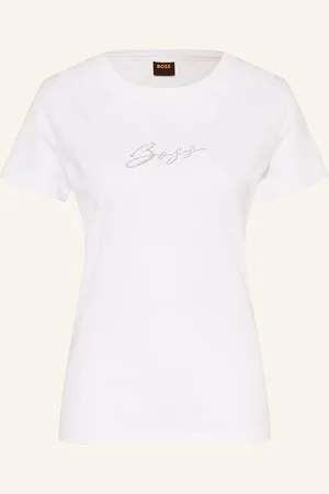 HUGO BOSS T-Shirt Esogo Mit Schmucksteinen