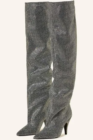Steve Madden Overknee-Stiefel Mazer-R Mit Schmucksteinen
