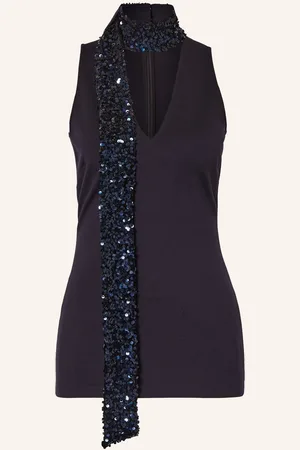 Dorothee Schumacher Top Mit Pailletten blau