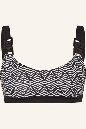 Lidea Bralette-Bikini-Top Dashed Pulse schwarz