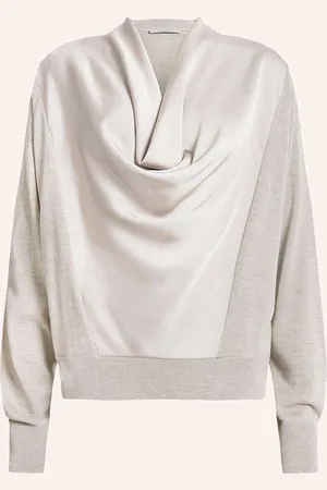 AllSaints Pullover Myra Im Materialmix