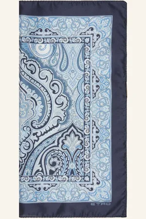 Etro Seidentuch blau