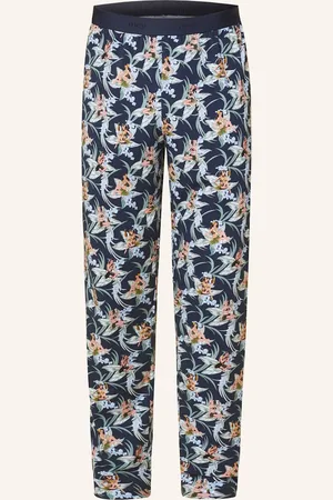 Mey Schlafhose Serie Tropical Bliss blau