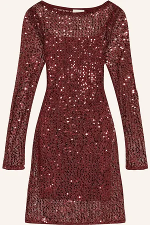 Lena Gercke Cocktailkleid Lino Aus Mesh rot