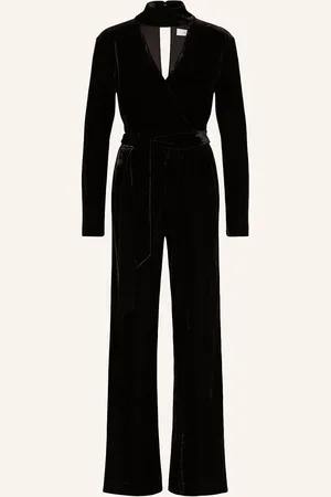 Reiss Samt-Jumpsuit