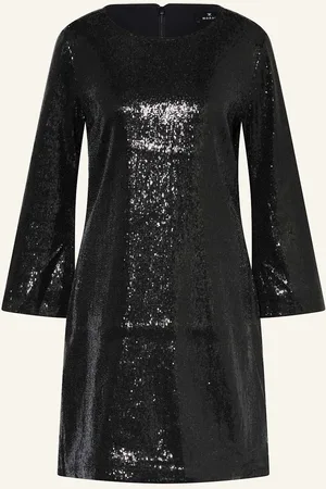 monari Kleid Mit Pailletten Und 3/4-Arm