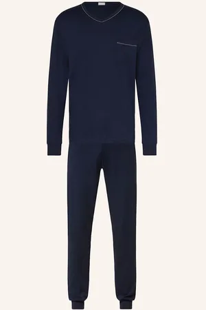 Mey Schlafanzug Serie Pure Night blau