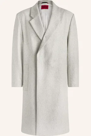 HUGO BOSS Wollmantel Mayko grau
