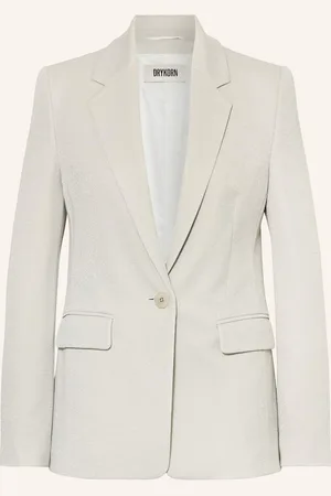 Drykorn Jerseyblazer Atlin Mit Glitzergarn weiss