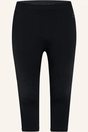 Odlo Funktionswäsche-Hose Performance Warm Eco Mit Verkürzter Beinlänge schwarz