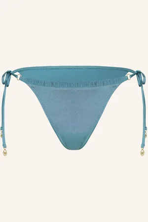 Watercult Triangel-Bikini-Hose Shimmering Solids blau
