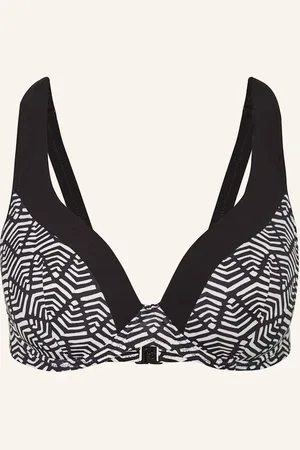 Lidea Bügel-Bikini-Top Dashed Pulse schwarz