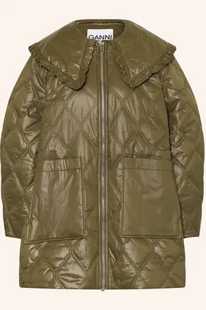 Ganni Steppjacke gruen