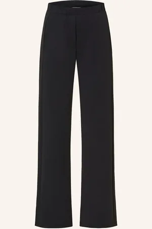 Mrs & HUGS Marlenehose Aus Jersey grau