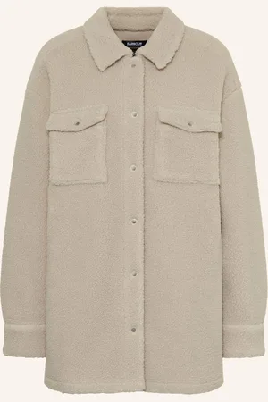 Barbour Teddyfell-Overshirt Peyton beige
