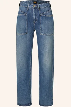 HUGO BOSS Straight Jeans Soft blau