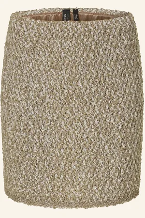 Marc Cain Strickrock Mit Pailletten gruen