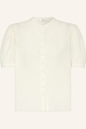 Frame Bluse Mit Spitze beige