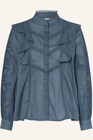 Lollys Laundry Bluse Majall blau