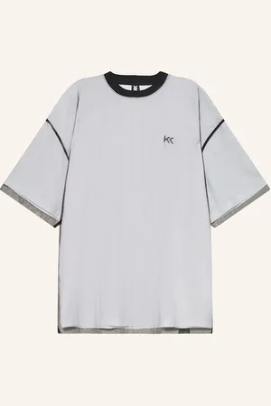 Karo Kauer T-Shirt schwarz
