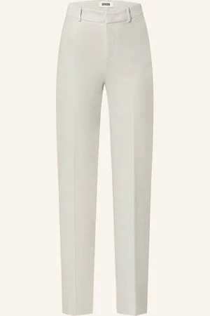 Drykorn Marlenehose Bet Mit Glitzergarn weiss