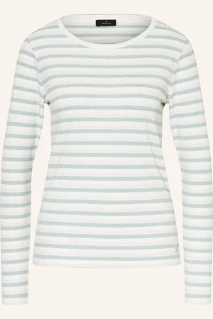 monari Longsleeve Mit Glitzergarn weiss