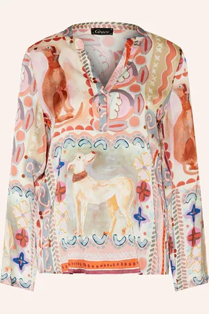 Grace Blusenshirt Aus Satin rosa