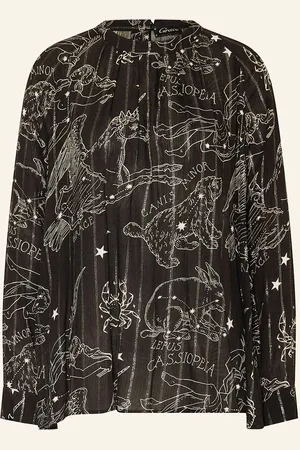 Grace Blusenshirt Mit Glitzergarn schwarz