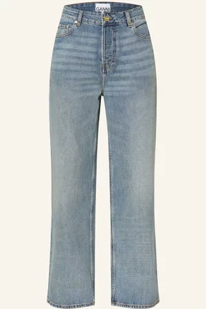 Ganni Straight Jeans Izey blau