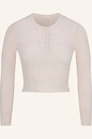 SKIMS Lounge-Shirt Cotton Rib beige