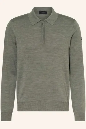 Maerz Pullover Aus Merinowolle gruen