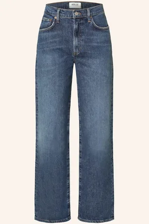 AGOLDE Straight Jeans Harper blau