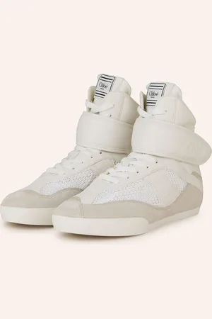 Chloé Hightop-Sneaker Kick weiss