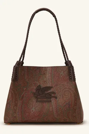 Etro Shopper Mit Pouch braun