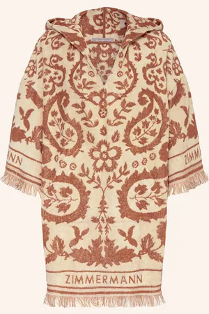 ZIMMERMANN Strandkleid Wylie Aus Frottee beige