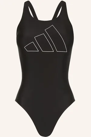 adidas Badeanzug Big Bar schwarz