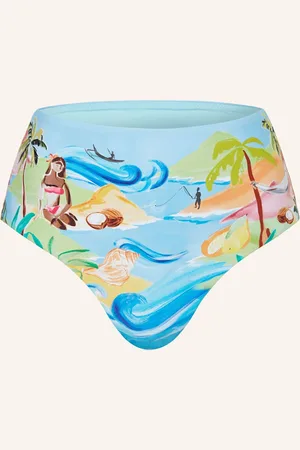 Seafolly High-Waist-Bikini-Hose South Pacific blau