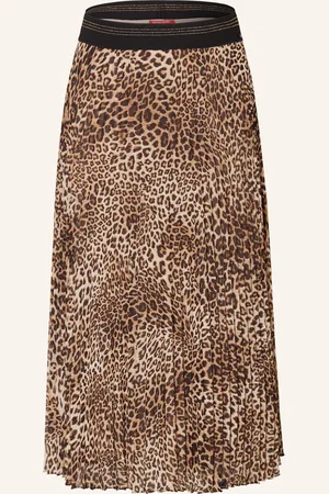 Persona by Marina Rinaldi Plisserock Desert Mit Glitzergarn braun