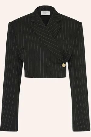 Sportmax Cropped-Blazer Utopia Im Materialmix schwarz