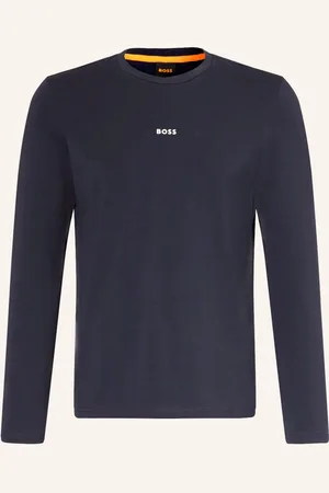 HUGO BOSS Longsleeve Tchark blau