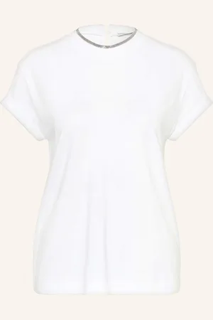 Brunello Cucinelli T-Shirt Mit Zierperlen