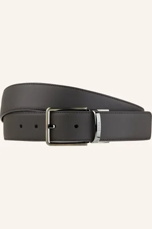 Ermenegildo Zegna Ledergürtel Zum Wenden braun