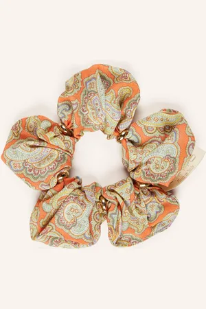 Etro Haargummi Mit Schmucksteinen orange
