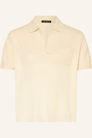 Iris von Arnim Strick-Poloshirt Pinos Aus Cashmere weiss