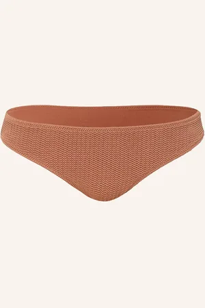 Seafolly Basic-Bikini-Hose Sea Dive braun